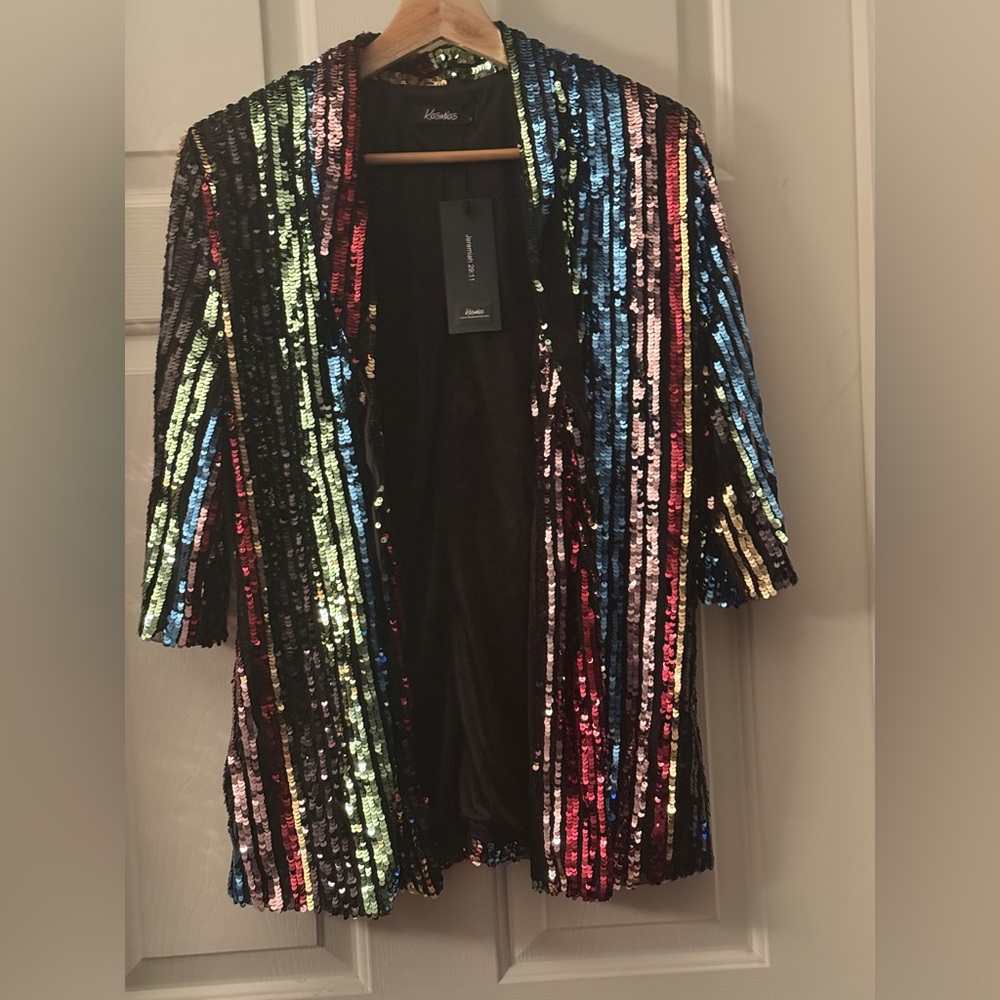 Multicolor Sequin blazer